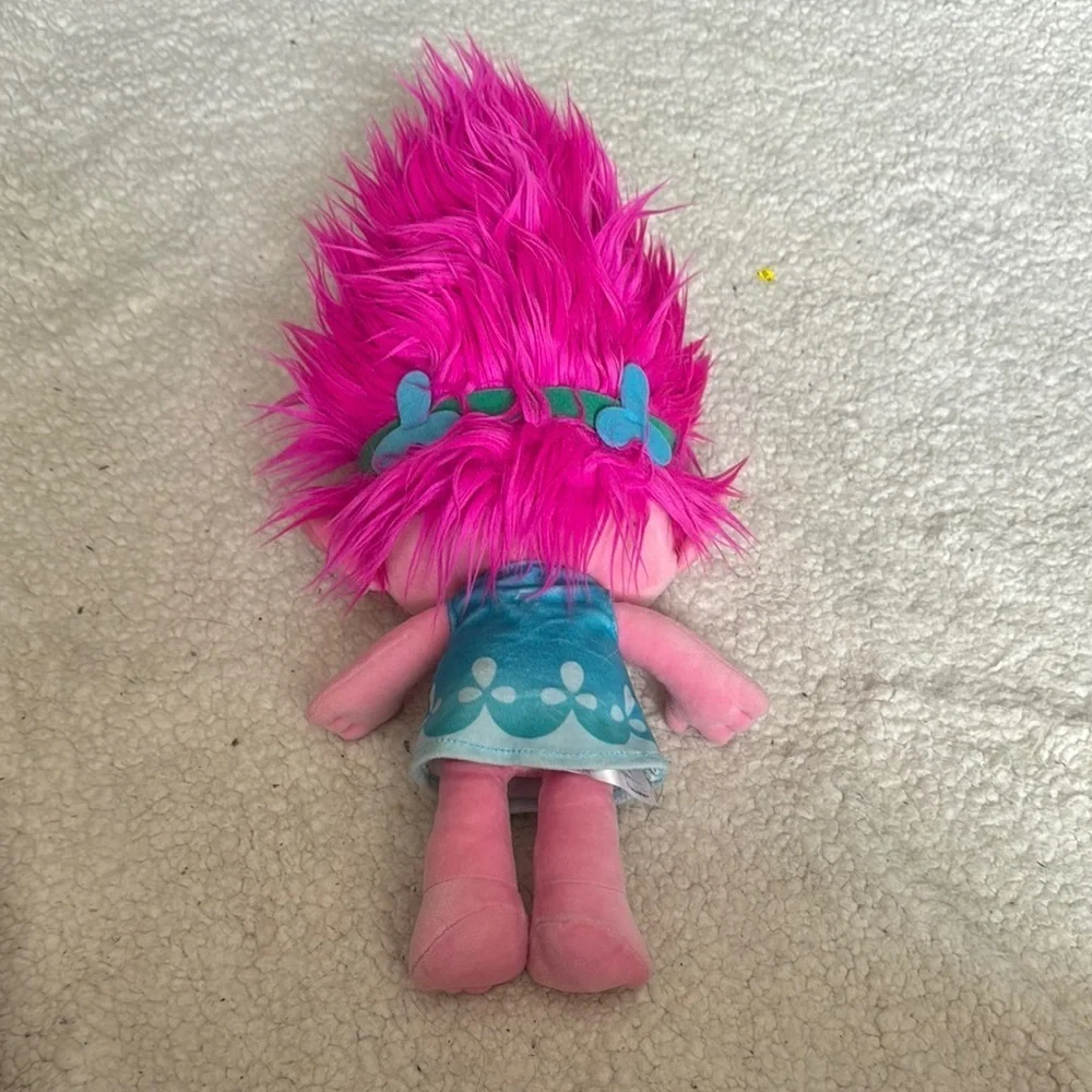 DreamWorks Pink and Blue Trolls Stuffed Animal